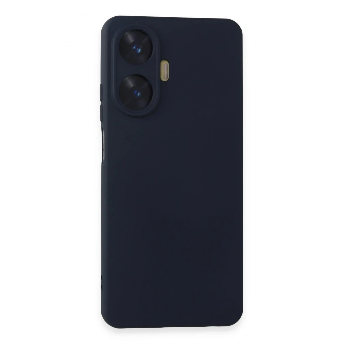 Mey İthalat®  Realme C55 Kılıf Nano içi Kadife Silikon - Lacivert
