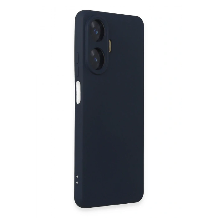 Mey İthalat®  Realme C55 Kılıf Nano içi Kadife Silikon - Lacivert