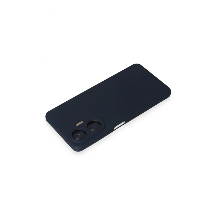 Mey İthalat®  Realme C55 Kılıf Nano içi Kadife Silikon - Lacivert