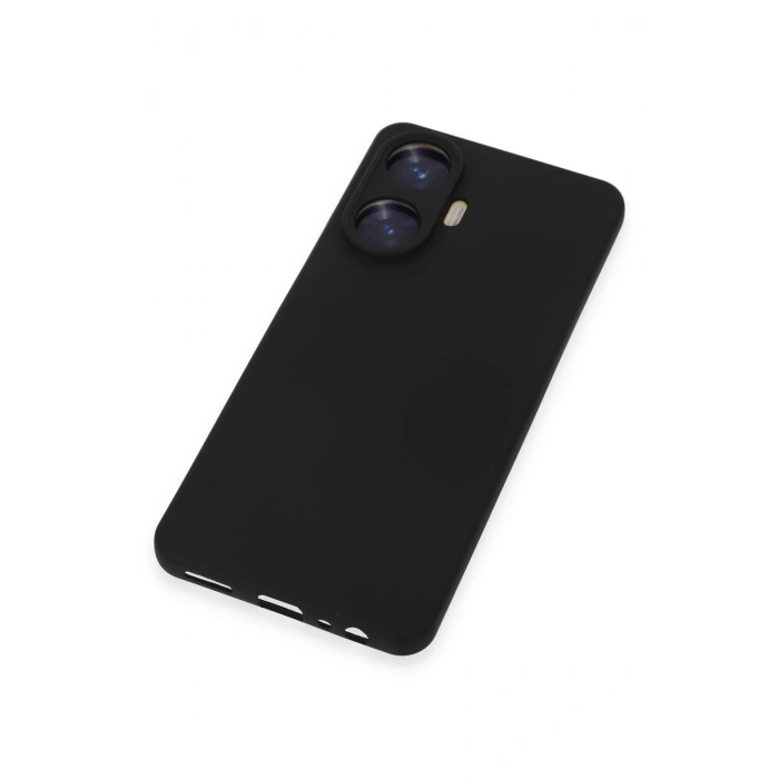 Mey İthalat®  Realme C55 Kılıf Nano içi Kadife Silikon - Siyah