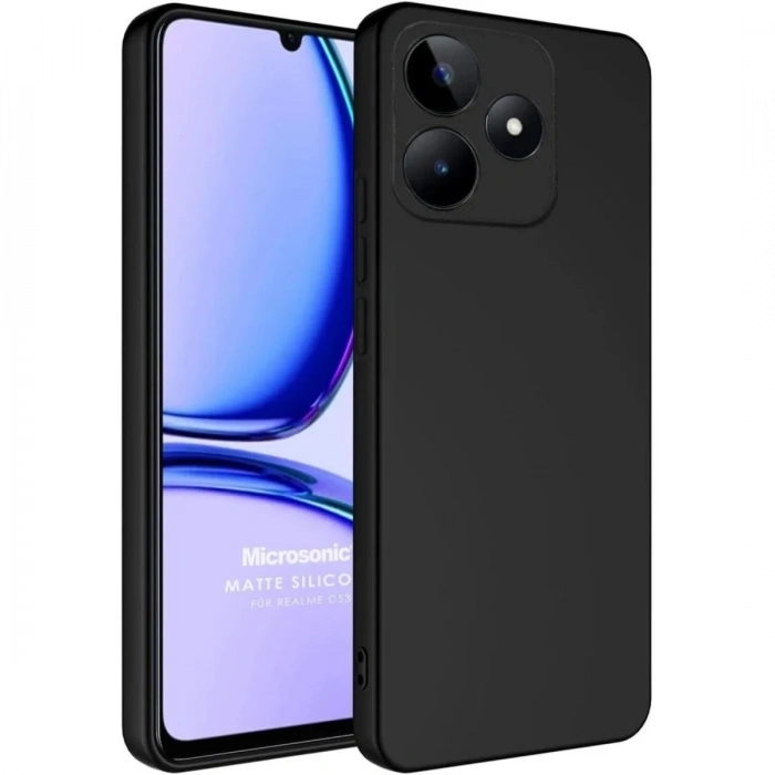 Mey İthalat®  Realme C61 Kılıf First Silikon - Siyah