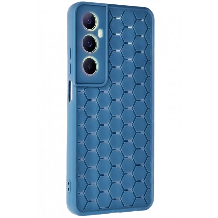 Mey İthalat®  Realme C65 Kılıf Petek Silikon Kapak - Mavi