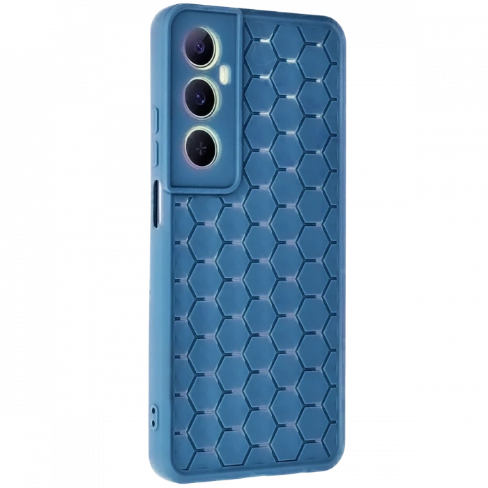 Mey İthalat®  Realme C65 Kılıf Petek Silikon Kapak - Mavi