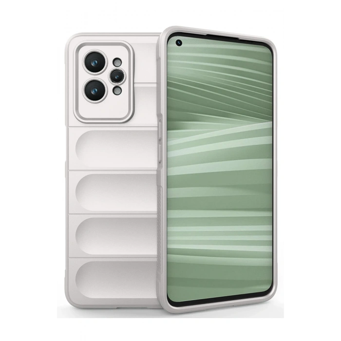 Mey İthalat®  Realme GT2 Pro 5G Kılıf Optimum Silikon - Krem