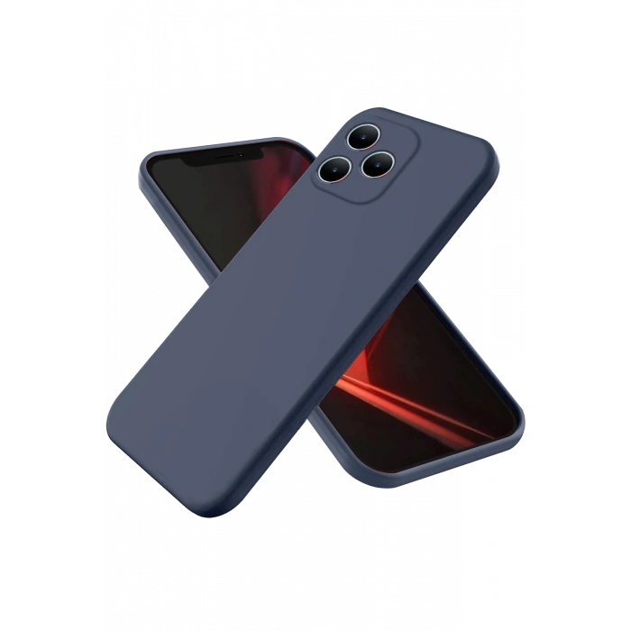 Mey İthalat®  Realme Note 50 4G Kılıf First Silikon - Lacivert