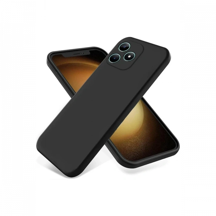 Mey İthalat®  Realme Note 50 4G Kılıf First Silikon - Siyah