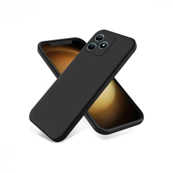 Mey İthalat®  Realme Note 50 4G Kılıf First Silikon - Siyah