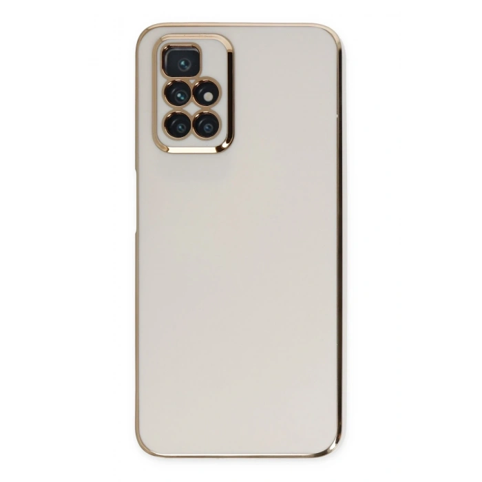 Mey İthalat®   Redmi 10 2022 Kılıf Volet Silikon - Beyaz