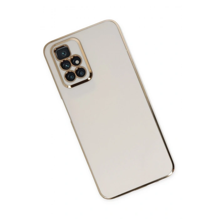 Mey İthalat®   Redmi 10 2022 Kılıf Volet Silikon - Beyaz