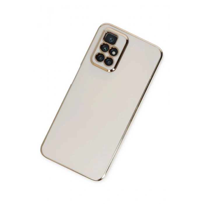 Mey İthalat®   Redmi 10 2022 Kılıf Volet Silikon - Beyaz