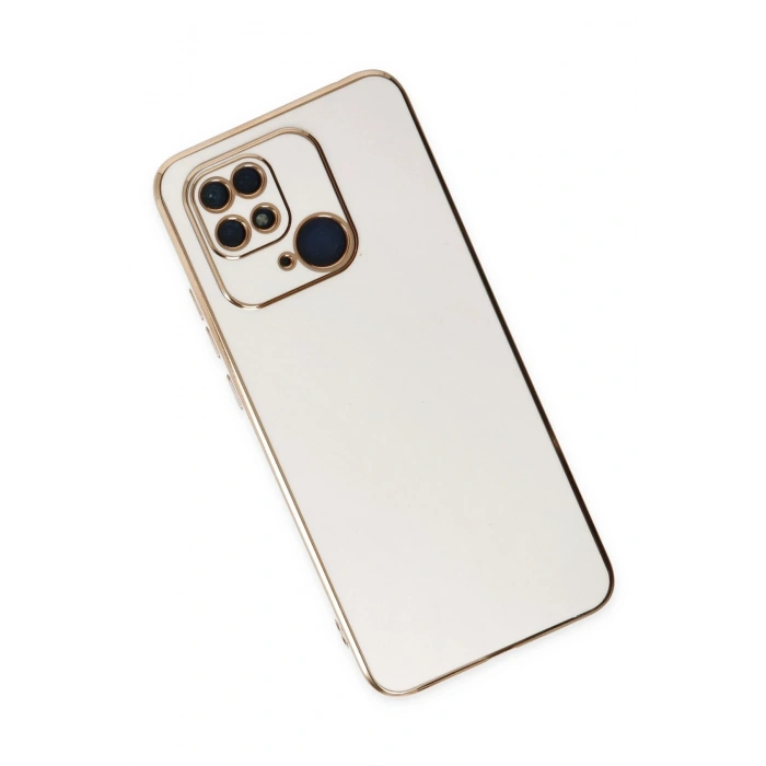 Mey İthalat®   Redmi 10C Kılıf Volet Silikon - Beyaz