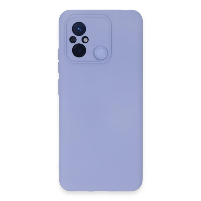 Mey İthalat®   Redmi 12C Kılıf Nano içi Kadife Silikon - Lila