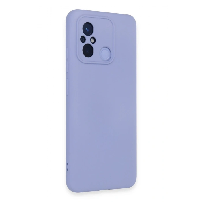 Mey İthalat®   Redmi 12C Kılıf Nano içi Kadife Silikon - Lila