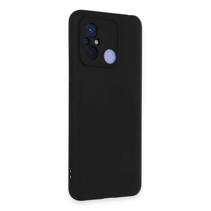 Mey İthalat®   Redmi 12C Kılıf Nano içi Kadife Silikon - Siyah