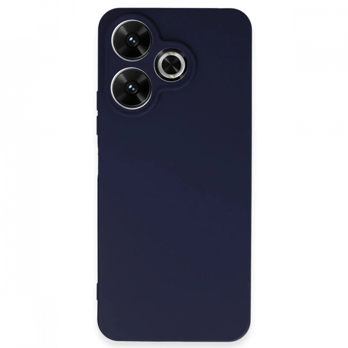 Mey İthalat®   Redmi 13 4G Kılıf First Silikon - Lacivert