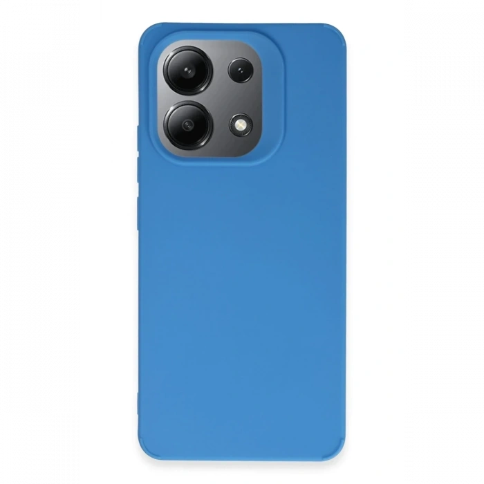 Mey İthalat®   Redmi 13 4G Kılıf First Silikon - Mavi