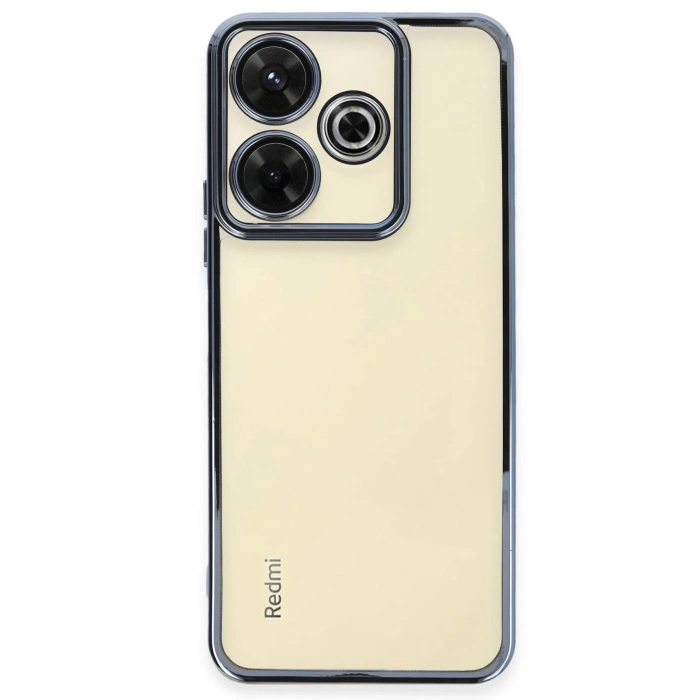 Mey İthalat®   Redmi 13 4G Kılıf  Lensli Silikon - Açık Mavi
