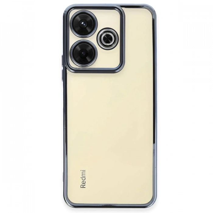 Mey İthalat®   Redmi 13 4G Kılıf  Lensli Silikon - Açık Mavi