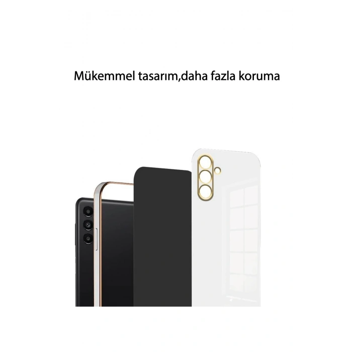Mey İthalat®   Redmi 13 4G Kılıf Volet Silikon - Siyah