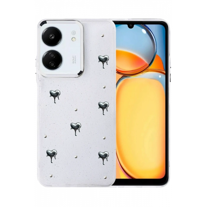 Mey İthalat®   Redmi 13C Fiyonk Desenli Kapak - Desen 3