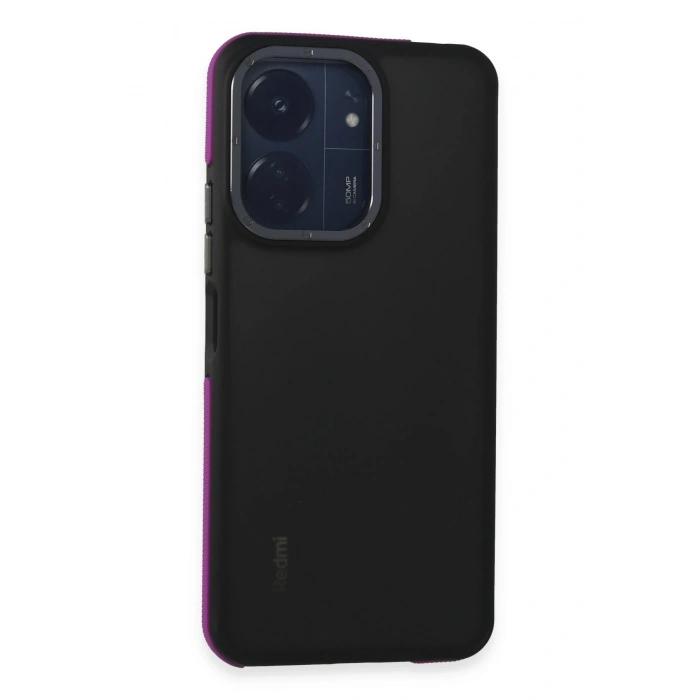 Mey İthalat®   Redmi 13C Harvel Kapak - Derin Mor
