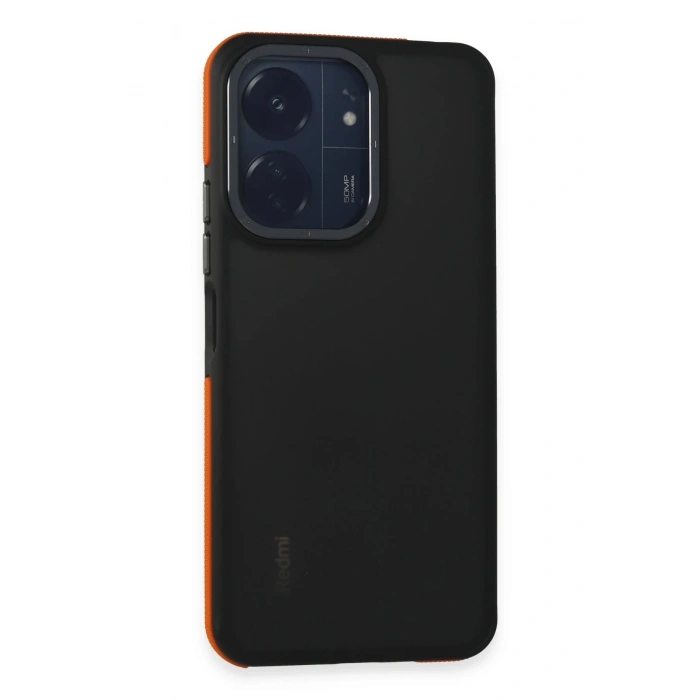 Mey İthalat®   Redmi 13C Harvel Kapak - Turuncu