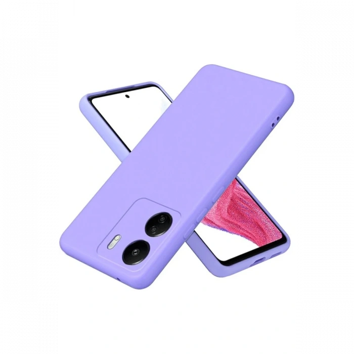 Mey İthalat®   Redmi 13C Kılıf First Silikon - Lila