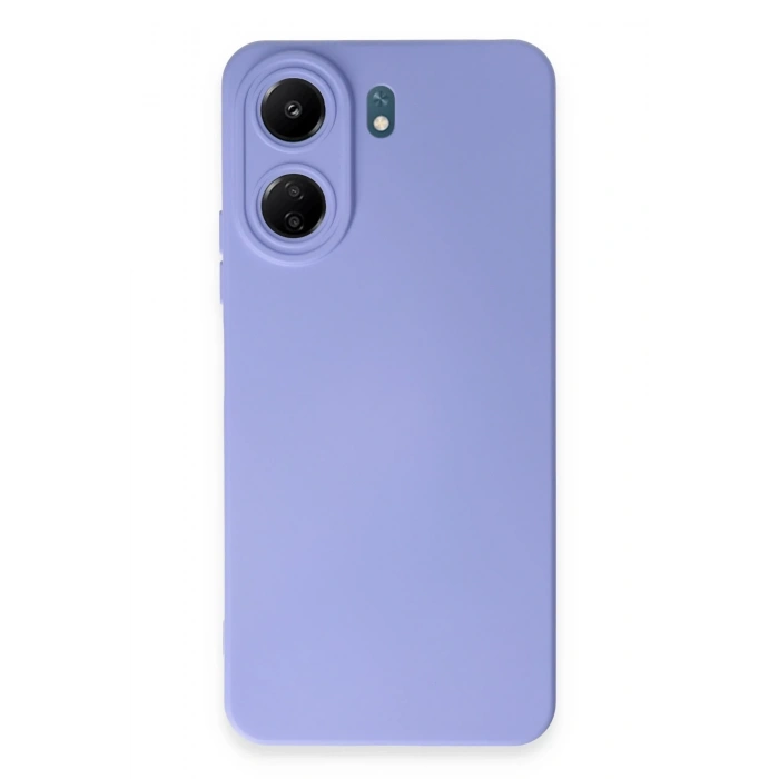 Mey İthalat®   Redmi 13C Kılıf Nano içi Kadife Silikon - Lila