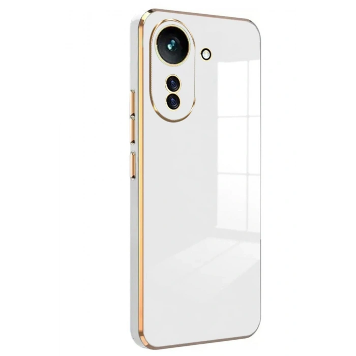 Mey İthalat®   Redmi 13C Kılıf Volet Silikon - Beyaz