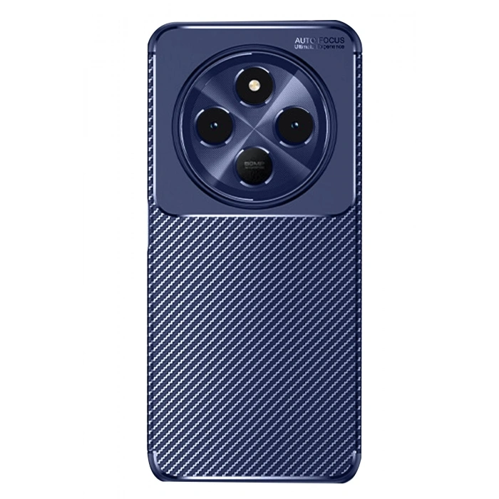 Mey İthalat®   Redmi 14C Kılıf Auto Focus Karbon Kapak - Lacivert