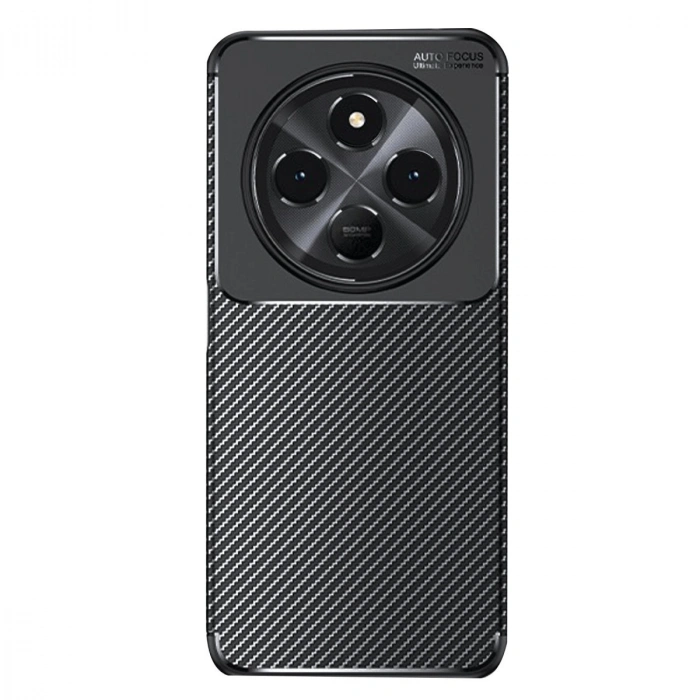 Mey İthalat®   Redmi 14C Kılıf Auto Focus Karbon Kapak - Siyah