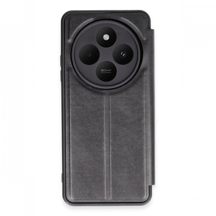 Mey İthalat®   Redmi 14C Kılıf Flip Cover - Siyah