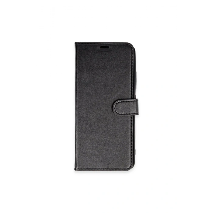 Mey İthalat®   Redmi 14C Kılıf Trend S Plus Kapaklı Kılıf - Siyah