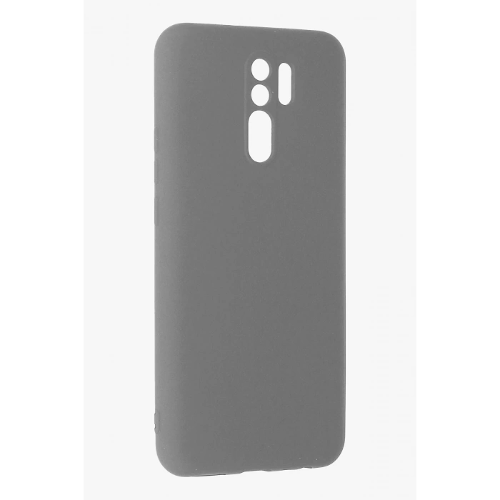 Mey İthalat®   Redmi 9 Kılıf Nano içi Kadife Silikon - Gri
