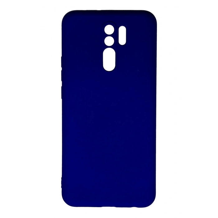 Mey İthalat®   Redmi 9 Kılıf Nano içi Kadife Silikon - Lacivert