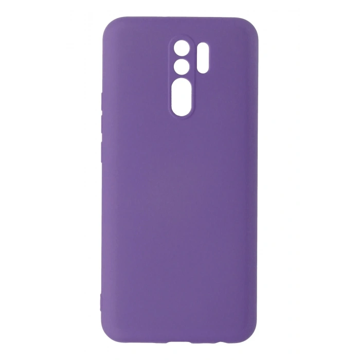 Mey İthalat®   Redmi 9 Kılıf Nano içi Kadife Silikon - Mor