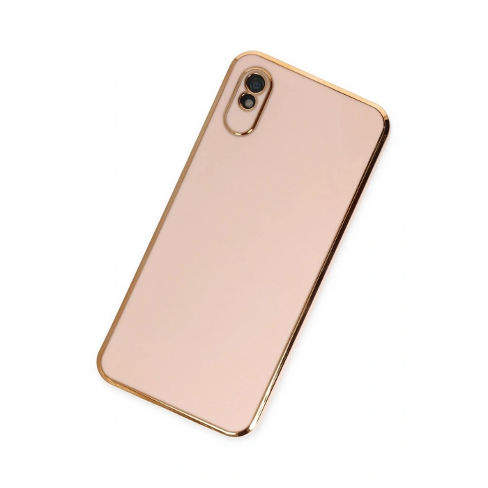Mey İthalat®   Redmi 9A Kılıf Volet Silikon - Pembe