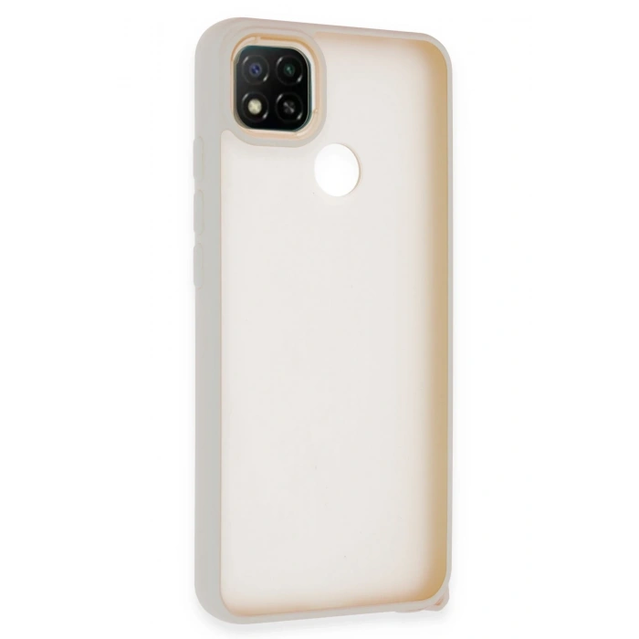 Mey İthalat®   Redmi 9C Kılıf Elegant Kapak - Pudra