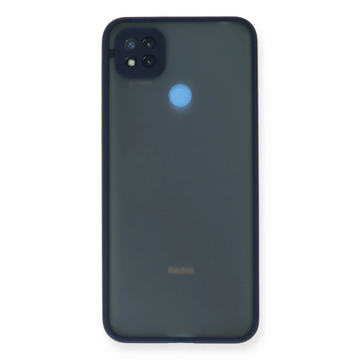 Mey İthalat®   Redmi 9C Kılıf Montreal Silikon Kapak - Lacivert
