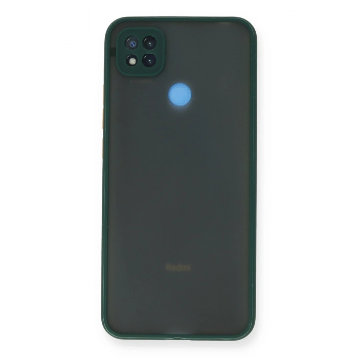Mey İthalat®   Redmi 9C Kılıf Montreal Silikon Kapak - Yeşil