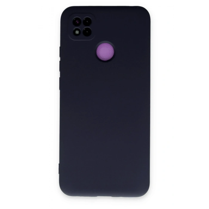 Mey İthalat®   Redmi 9C Kılıf Nano içi Kadife Silikon - Lacivert