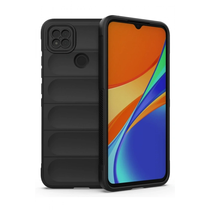Mey İthalat®   Redmi 9C Kılıf Optimum Silikon - Siyah