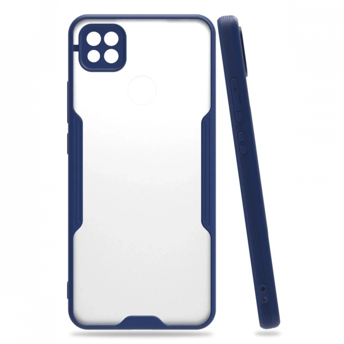 Mey İthalat®   Redmi 9C Kılıf Platin Silikon - Lacivert