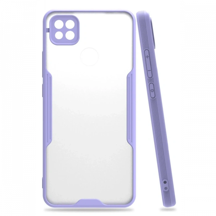 Mey İthalat®   Redmi 9C Kılıf Platin Silikon - Lila