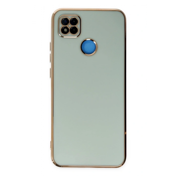 Mey İthalat®   Redmi 9C Kılıf Volet Silikon - Açık Yeşil