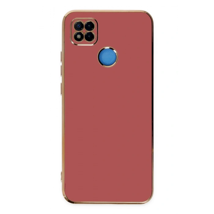Mey İthalat®   Redmi 9C Kılıf Volet Silikon - Kırmızı