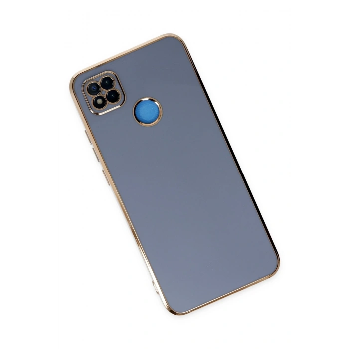 Mey İthalat®   Redmi 9C Kılıf Volet Silikon - Mavi