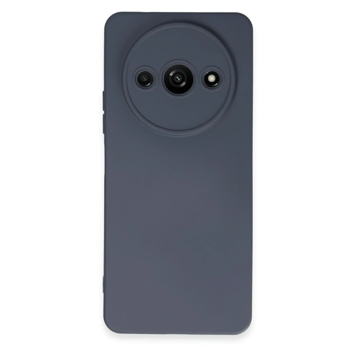 Mey İthalat®   Redmi A3 4G Kılıf Nano içi Kadife Silikon - Gri