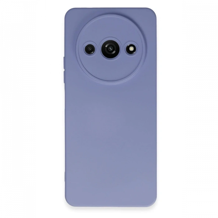 Mey İthalat®   Redmi A3 4G Kılıf Nano içi Kadife Silikon - Lila