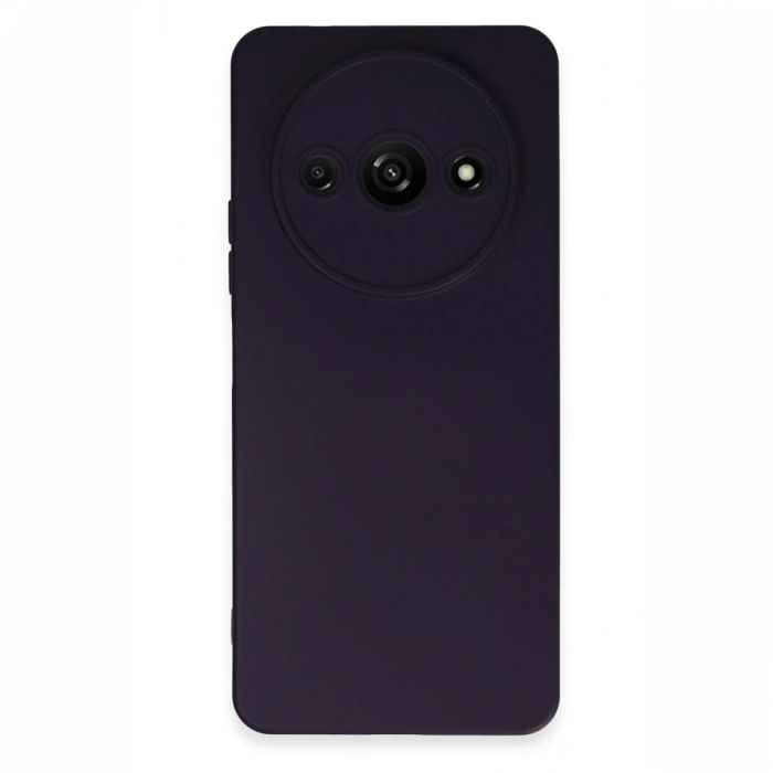 Mey İthalat®   Redmi A3 4G Kılıf Nano içi Kadife Silikon - Mor